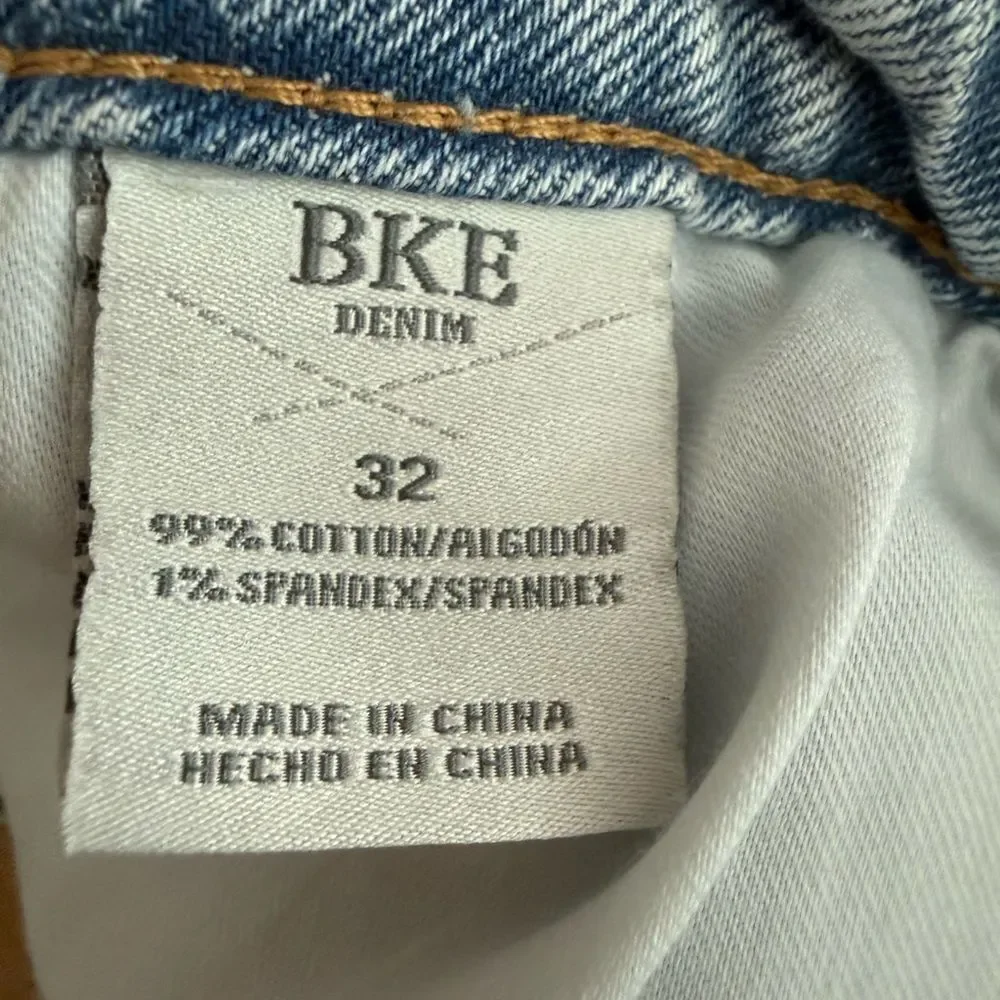BKE Light Blue Denim Shorts